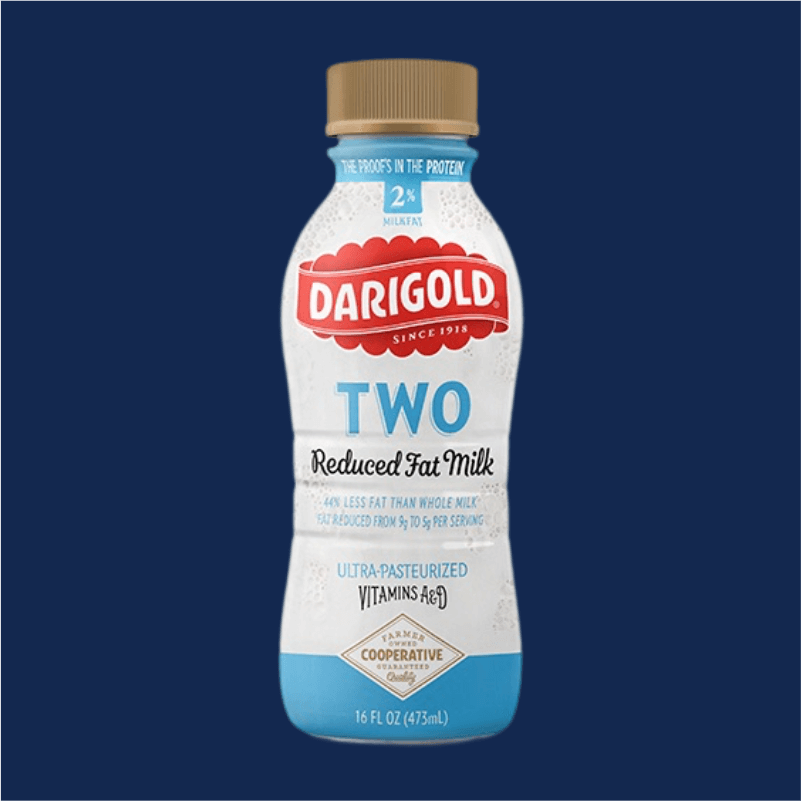 Darigold two reduced fat milk